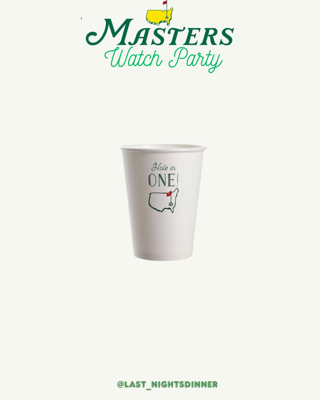 Hole in One Cup
