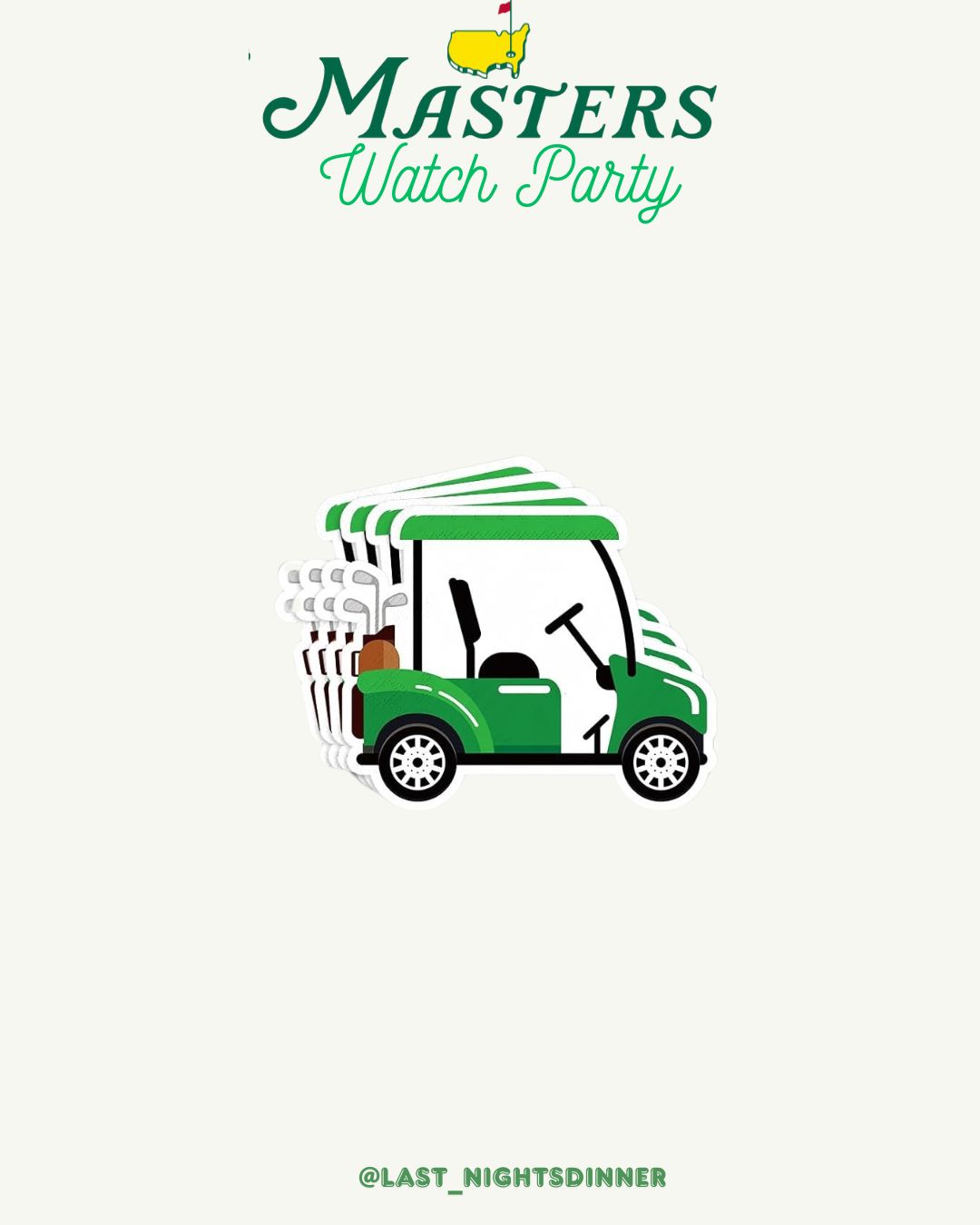Golf Cart Napkins